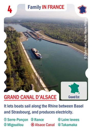 Card no. 4: Grand Canal d'Alsace