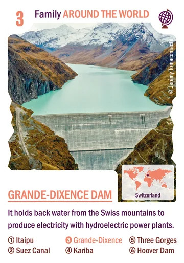 Card no. 3: Grande Dixence Dam