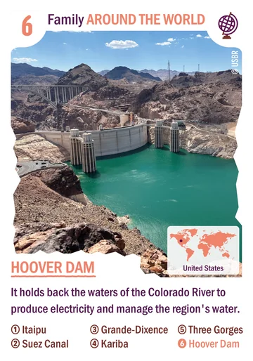 Card no. 6: Hoover Dam