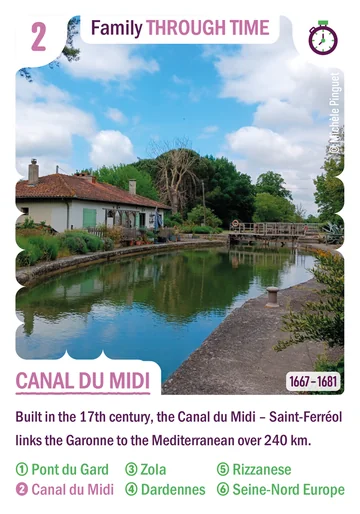 Card no. 2: Canal du Midi