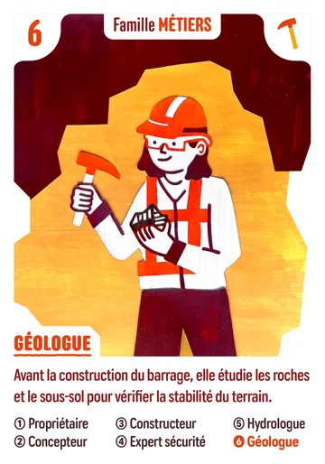 Carte n°6 : Géologue
