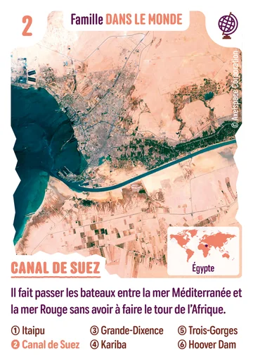 Carte n°2 : Canal de Suez