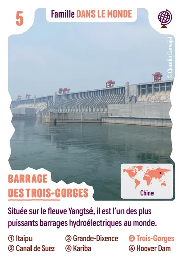 Carte n°5 : Barrage des Trois-Gorges