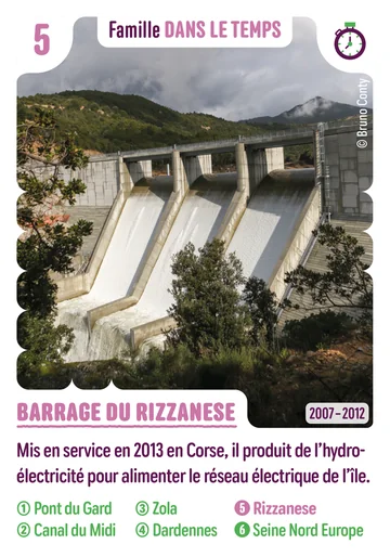 Carte n°5 : Barrage du Rizzanese