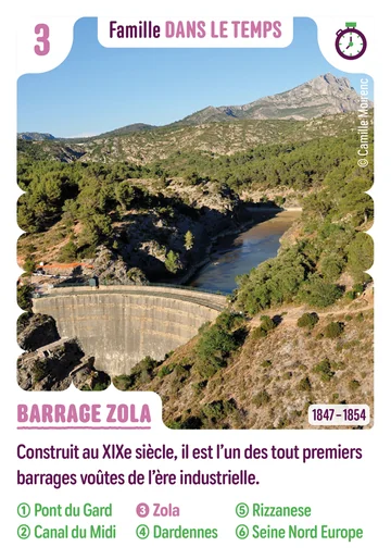 Carte n°3 : Barrage Zola