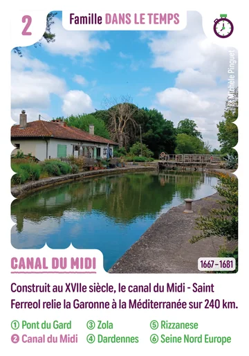 Carte n°2 : Canal du Midi