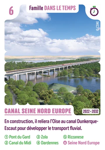 Carte n°6 : Canal Seine Nord Europe