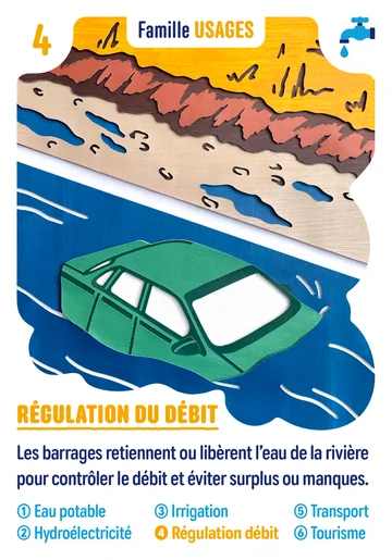 Carte n°4 : Régulation du débit
